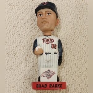Brad Radke Bobblehead Minnesota Twins Baseball STH Red Base Vintage
